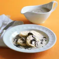 Smetanová houbová omáčka z čerstvých hub