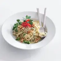 Špagety s nivovým pestem Špagety s nivovým pestem