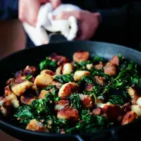 Špenát s bramborami