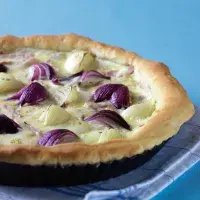 Švábský cibulový koláč Švábský cibulový koláč