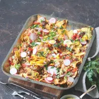 Svěží zapečené nachos