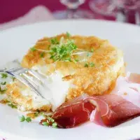 Sýr s pršutem a řeřichou