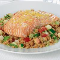 Tabbouleh a losos
