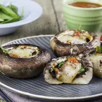 Portobello plněné zeleninou a sýrem Portobello plněné zeleninou a sýrem