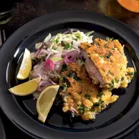 Telecí řízky v hrubé strouhance