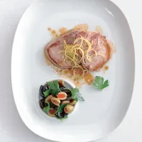 Telecí steak s olivovou salsou