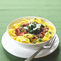 Těstoviny s dvojí omáčkou