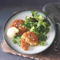 Tuňákové placičky se salátkem