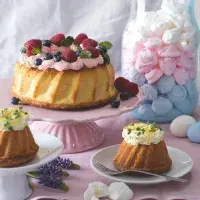 Tvarohové bábovky s krémem