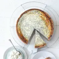 Tvarohový koláč s mákem