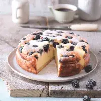 Tvarožník s ostružinami