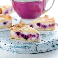 Tvarohový koláč s ovocem