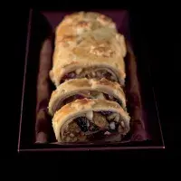 Vánoční závin se sušeným ovocem