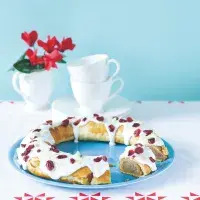 Božský věnec s brusinkami