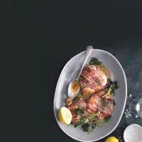 Vepřové plátky à la saltimbocca Vepřové plátky à la saltimbocca