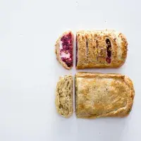 Řepový závin s kozím sýrem Řepový závin s kozím sýrem