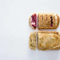 Závin s bylinkovými bramborami