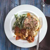 Kuřecí terina s pikantními meruňkami 