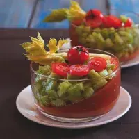 Bloody Mary želé s řapíkatým celerem