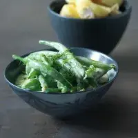 Zelené fazolky na smetaně s koprem Zelené fazolky na smetaně s koprem