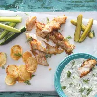 Fish & chips s tzatziki