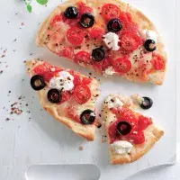 Zeleninová pizza z pita chleba