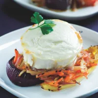 Zeleninové košíčky zapečené s kozím sýrem