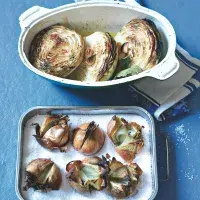 Cibule pečená v soli