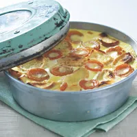 Žemlovka s meruňkami Žemlovka s meruňkami