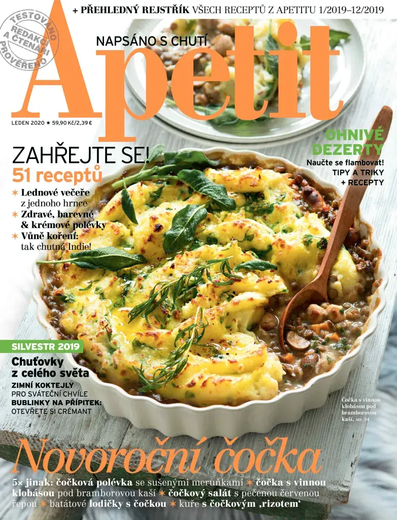 Apetit Časopis Apetit, vydání  01/2020