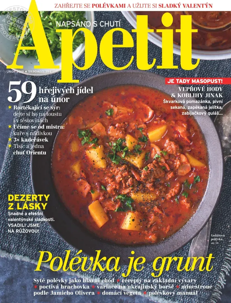 Apetit Časopis Apetit, vydání  02/2019