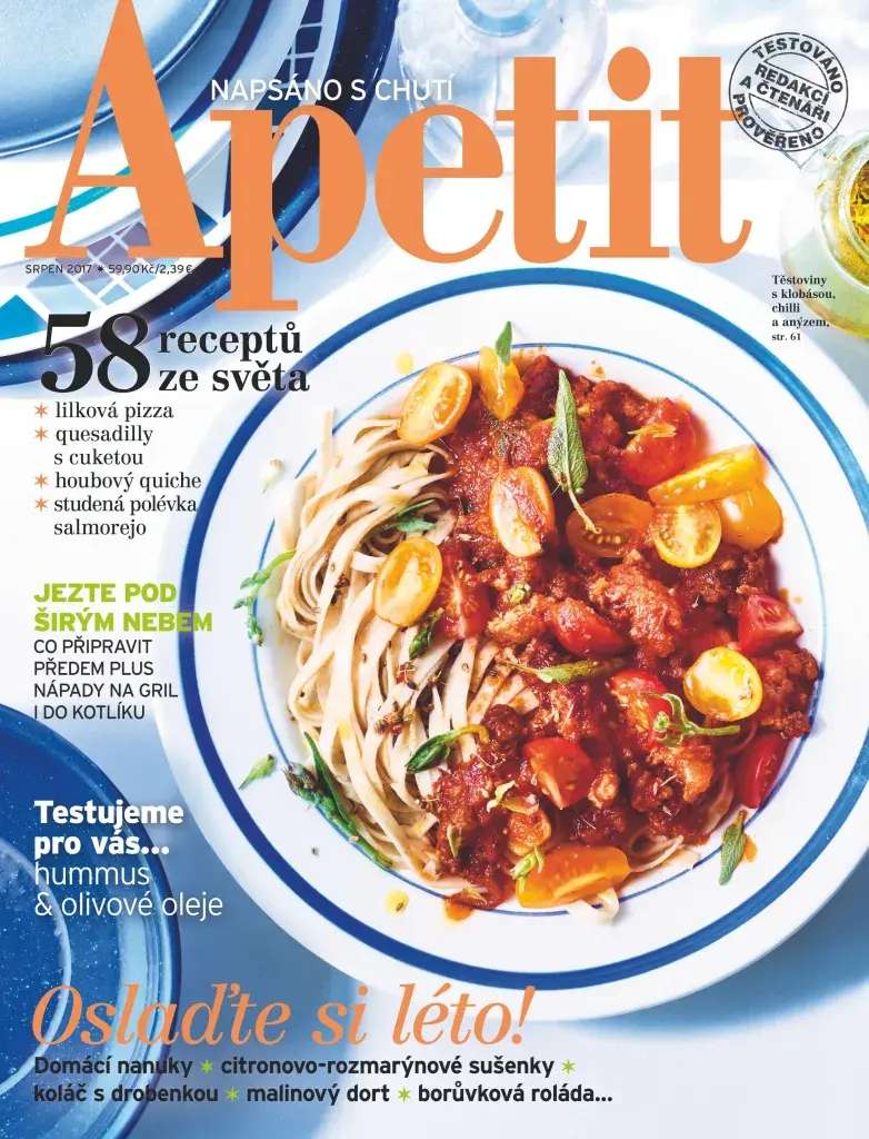 Apetit Časopis Apetit, vydání 08/2017