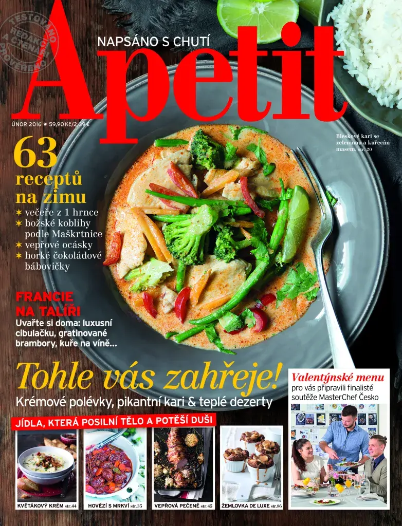 Apetit Časopis Apetit, vydání 2/2016