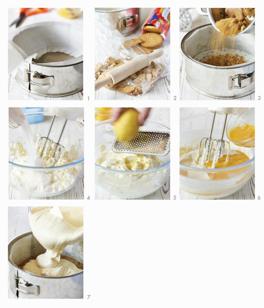 Cheesecake s ovocem – postup