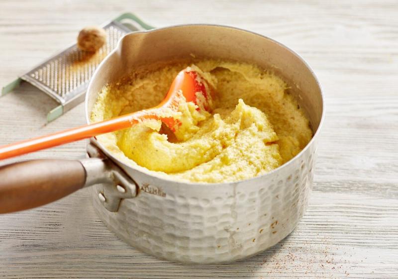Polenta v kastrolu