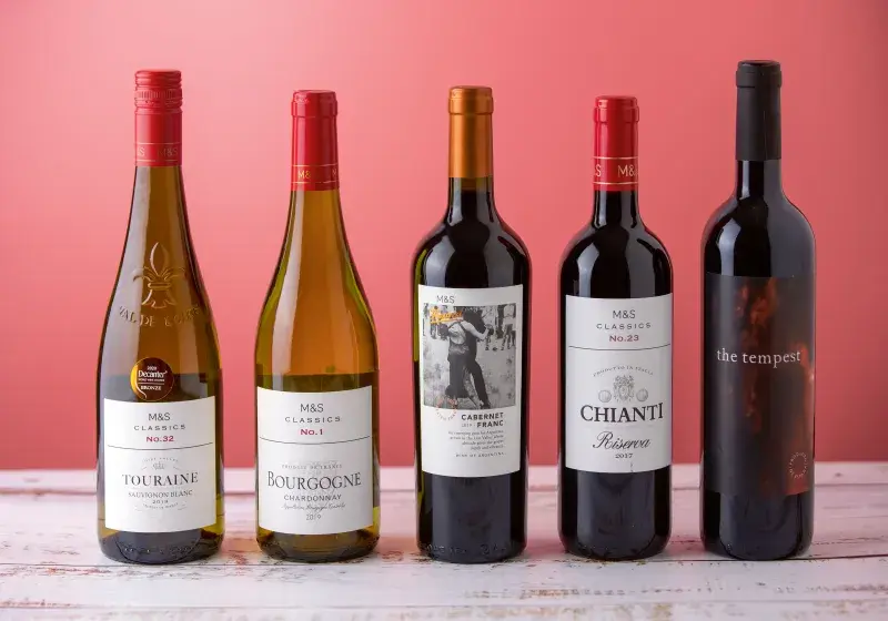 Kolekce vín Marks & Spencer