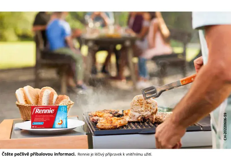 Rennie jako první pomoc při pálení žáhy