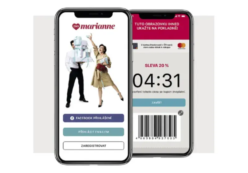 mobilní aplikace Dny Marianne