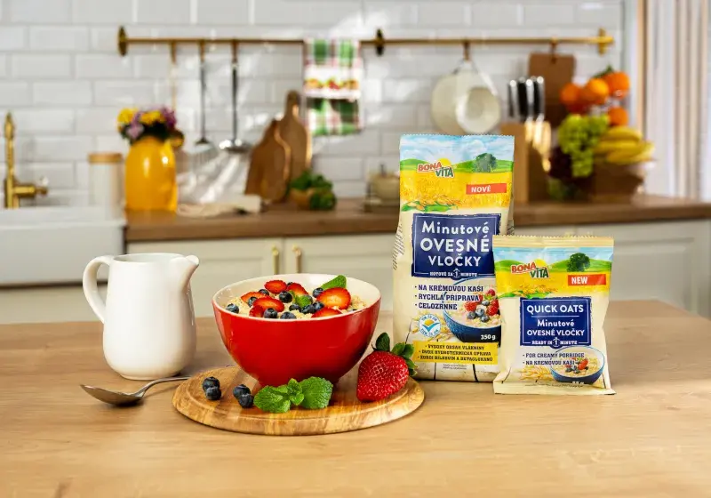 Zdravá snídaně s vločkami Bonavita