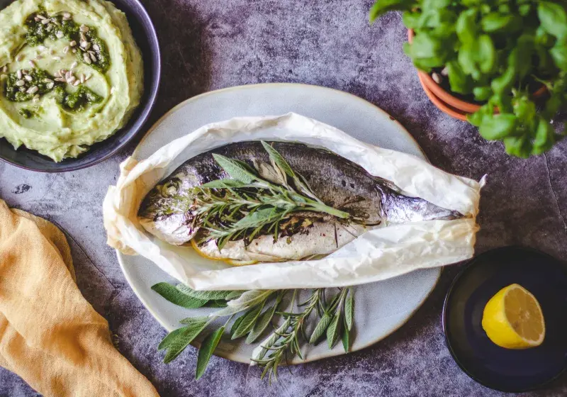 Recept na pražmu papilotě 