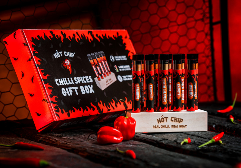 Set chilli koření