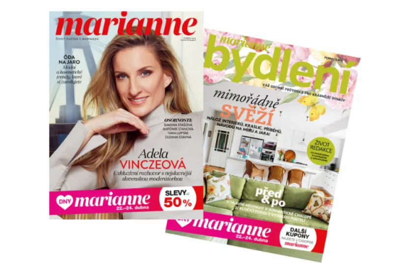 Dny Marianne – jaro 2022 - časopisy Marianne a Marianne Bydlení