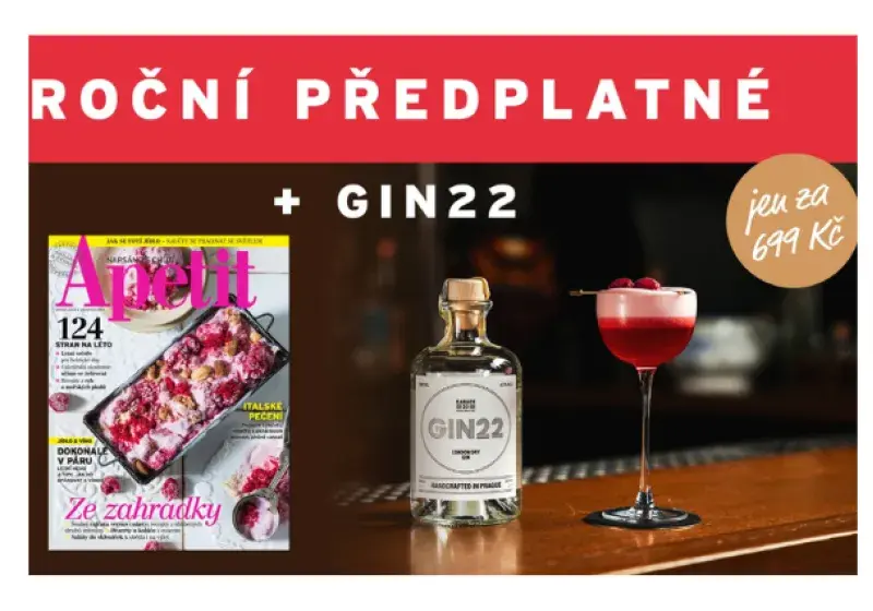Roční předplatní plus gin