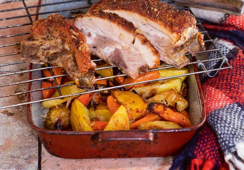 Vepřová pečeně se zeleninou