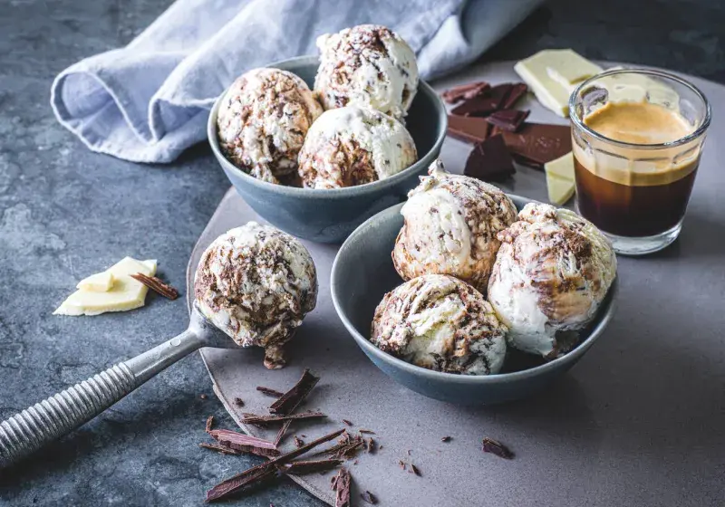 Triple chocolate zmrzlina