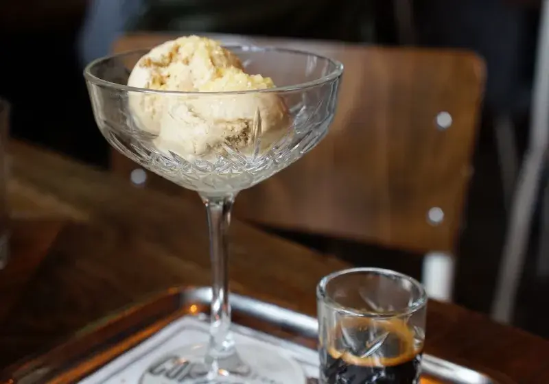 ledová káva Affogato