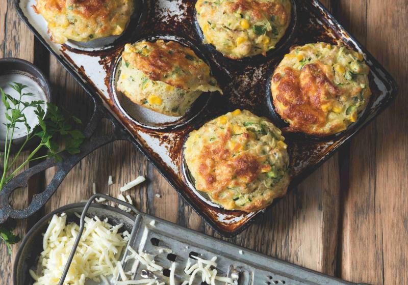 Tuňákové muffiny Tuňákové muffiny